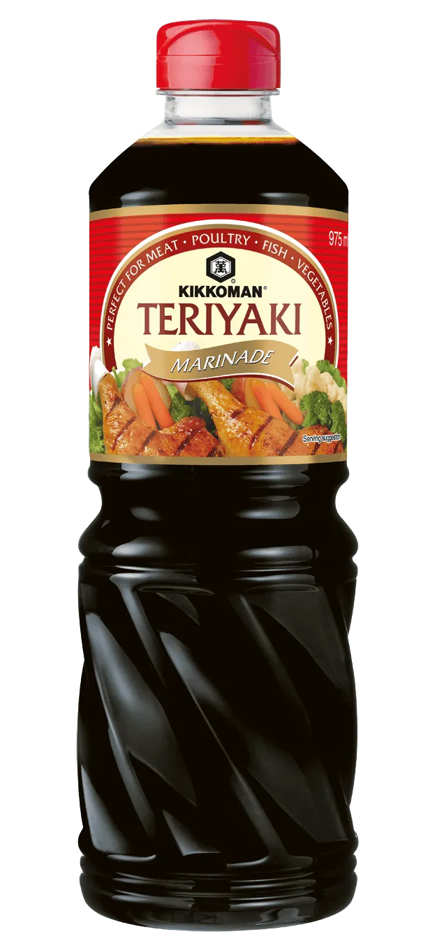 [Translate to Kroatisch:] Kikkoman Teriyaki Marinade 975 ml PET