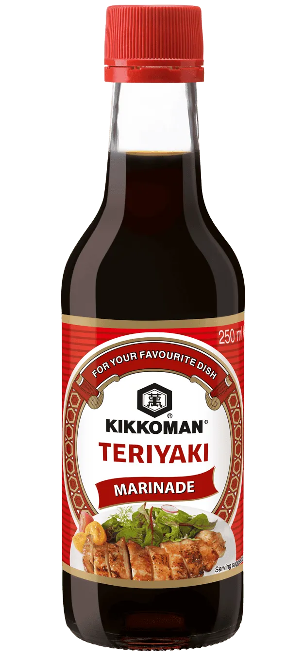 [Translate to Kroatisch:] Kikkoman Teriyaki Marinade 250 ml bottle